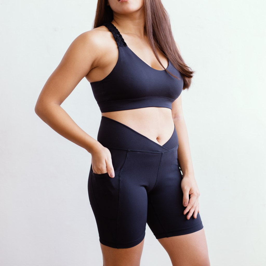 Sculpt Overlap Midi Shorts