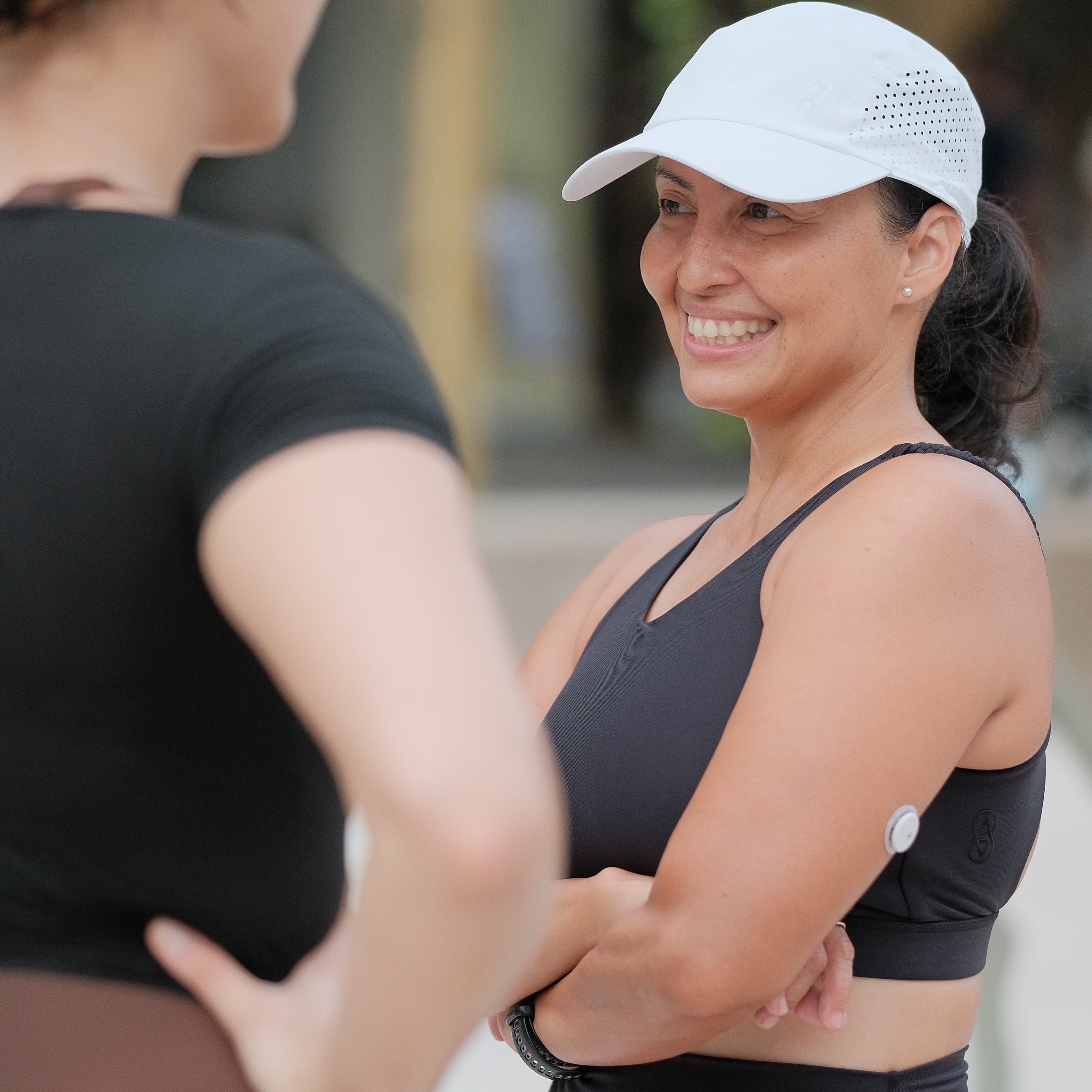 Weave Halter Sports Bra